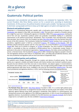 Briefing European Parliamentary Research Service