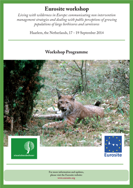 Download the Wilderness Workshop Programme