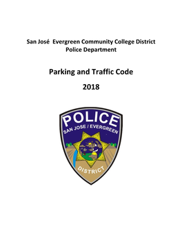 Parking and Traffic Code 2018