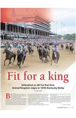 Unleashed on Dirt for First Time, Animal Kingdom Reigns in 137Th Kentucky Derby