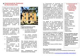 Communauté De Communes Du Clermontais Infos