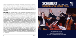 Wiener Schubert Trio and Altenberg Trio Wien