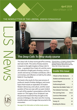 LJS NEWSLETTER APRIL2019 FINAL.Indd