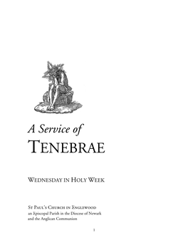A Service of TENEBRAE
