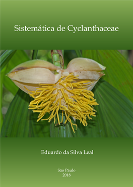 Sistemática De Cyclanthaceae
