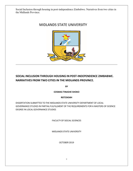 SHOKO C. T SI Thesis Submitted Draft 2019.Pdf