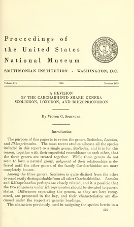 Proceedings of the United States National Museum