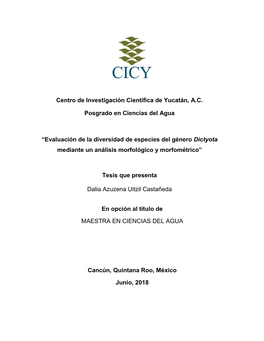 Dictyotales: Phaeophyceae) in Argentina Based on Sequences from Mtdna and Cpdna and a Discussion of Its Posible Origin”, New Zealand Journal of Botany, 55(3), Pp