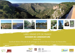 Label Grand Site De France Dossier