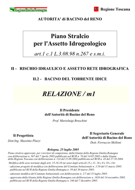 RELAZIONE / M1