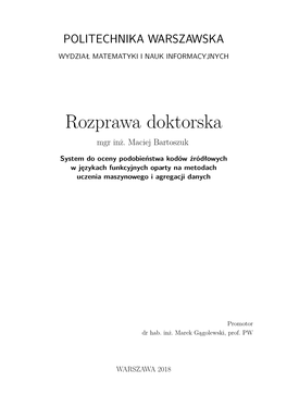 System Do Oceny Podobienstwa Kodów Zródłowych W Jezykach