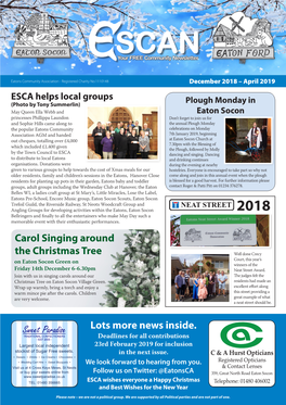 Lots More News Inside. Carol Singing Around the Christmas Tree