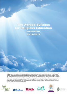 Syllabus for Religious Education