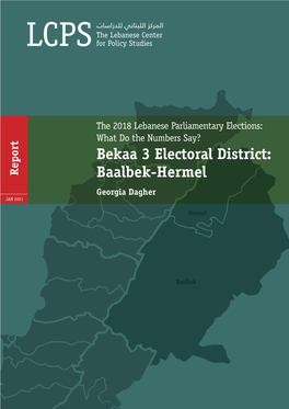 Bekaa 3 Electoral District: Baalbek-Hermel 3