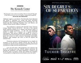 MTSU Theatre "Six Degrees of Separation"