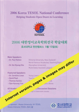 2006 National Conference Program Book
