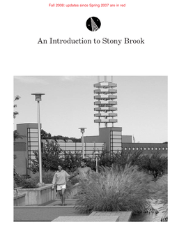An Introduction to Stony Brook Fall 2008: Updates Since Spring 2007 Are in Redan INTRODUCTION to STONY BROOK
