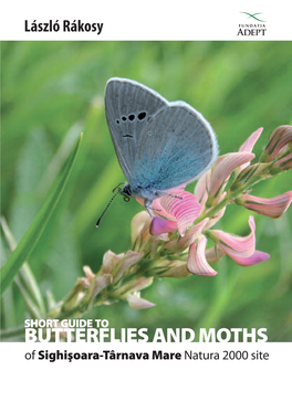 BUTTERFLIES and MOTHS of Sighi Şoara-Târnava Mare Natura 2000 Site 2 László Rákosy SHORT GUIDE to BUTTERFLIES and MOTHS of Sighi Şoara-Târnava Mare Natura 2000 Site