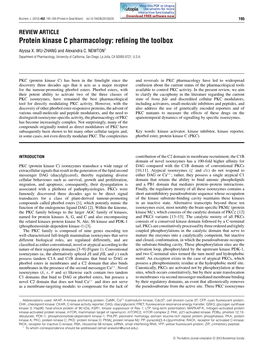 Protein Kinase C Pharmacology: Refining the Toolbox