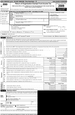 2009 Benefit Trust Or Private Foundation) Department of the Treasury •