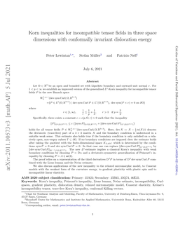 Arxiv:2011.10573V3 [Math.AP] 5 Jul 2021