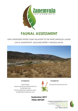 Faunal Assessment