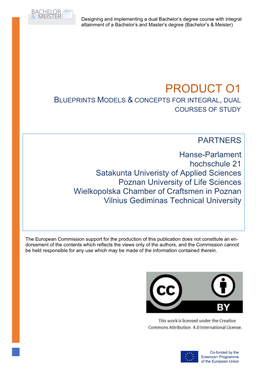 Blueprints Models & Concepts for Integral, Dual