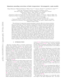 Quantum Annealing Correction at Finite Temperature: Ferromagnetic $ P