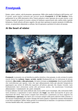 Frostpunk,L’Importanza Di Steam Spy E Dei