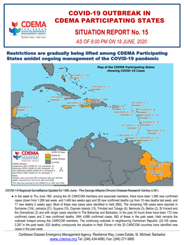 SITUATION REPORT No. 15 AS of 8:00 PM on 18 JUNE, 2020