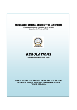 Download RGNUL Regulations