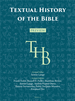 Preview of the Textual History of the Bible