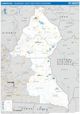 Cameroon : Adamawa, East and North Rgeions