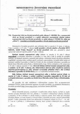 Ministerstvo Žlvornírro Prostřnní L00 I0 PRAHA 10 - VRSOVICE, Vršovická 65