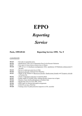 Reporting Service 1999, No