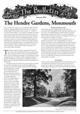 The Hendre Gardens, Monmouth