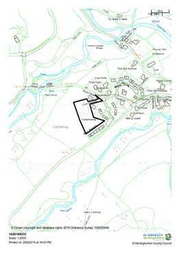 Crown Copyright and Database Rights 2019 Ordnance Survey 100023408