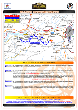 Accesos Tramo B