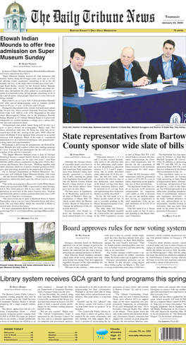 State Representatives from Bartow County Sponsor Wide Slate of Bills