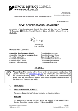 Development Control Committee