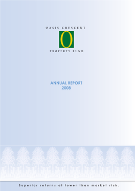 Oasis Crescent Property Fund Annual Report