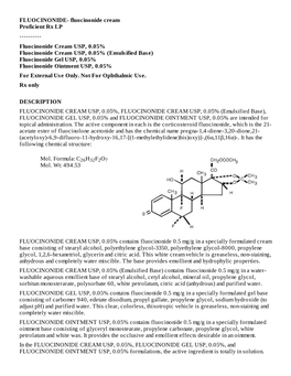 Emulsified Base) Fluocinonide Gel USP, 0.05% Fluocinonide Ointment USP, 0.05% for External Use Only