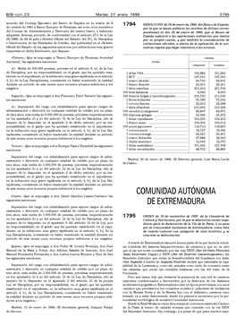 Comunidad Autônoma De Extremadura