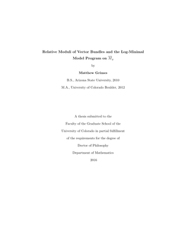 Relative Moduli of Vector Bundles and the Log-Minimal Model Program on Mg