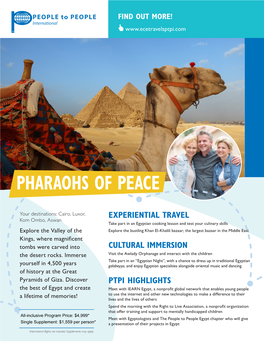 Pharaohs of Peace