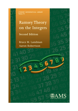 Ramsey Theory on the Integers Second Edition