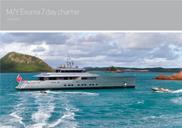 M/Y Exuma 7 Day Charter Thailand Itinerary Thailand