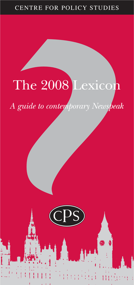 The 2008 Lexicon