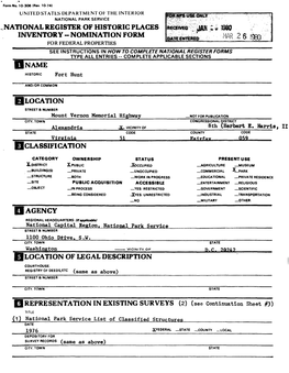 National Register of Historic Places Inventory - Nomination Form 2 5