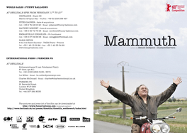 Mammutha ﬁlm by Benoît Delépine & Gustave Kervern